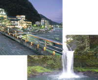 天ケ瀬温泉と滝めぐりイメージ
